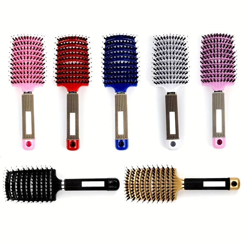 Scalp Massage Hair Brush – Professional Detangling Tool for Wet & Curly Hair