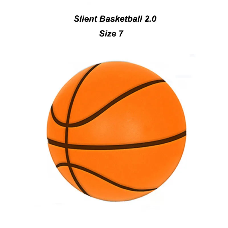 Silent Basketball – Size 7 PU Foam Quiet Indoor Dribble Ball, No Noise, No Pump Needed