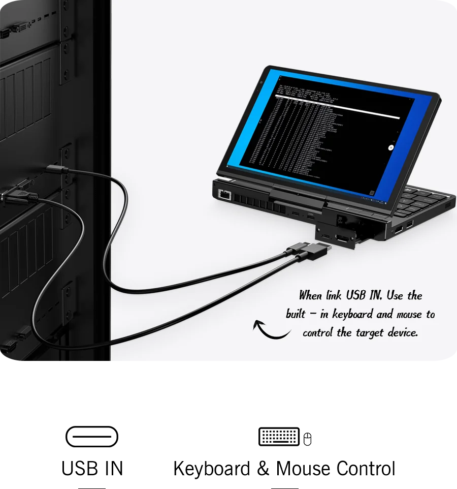 GPD Pocket 4 8.8" Mini Laptop – AMD Ryzen AI 9 HX 370, Up to 64GB LPDDR5X, 2TB NVMe, 144Hz Touch, Windows 11