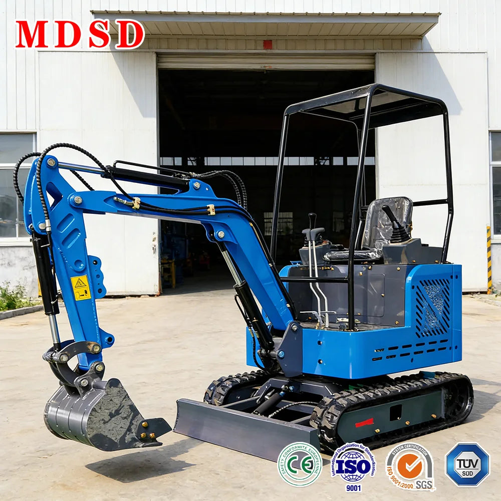 1.2 Ton Mini Excavator – EPA Euro 5 Kubota Engine Small Digger with Attachments