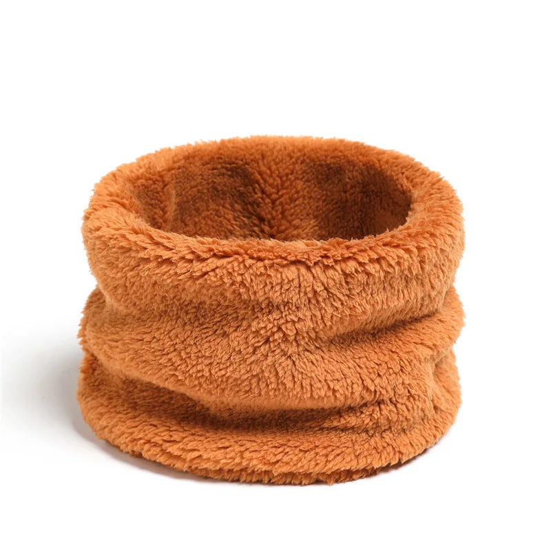 Winter Plush Ring Scarf — Warm Neck Warmer Unisex