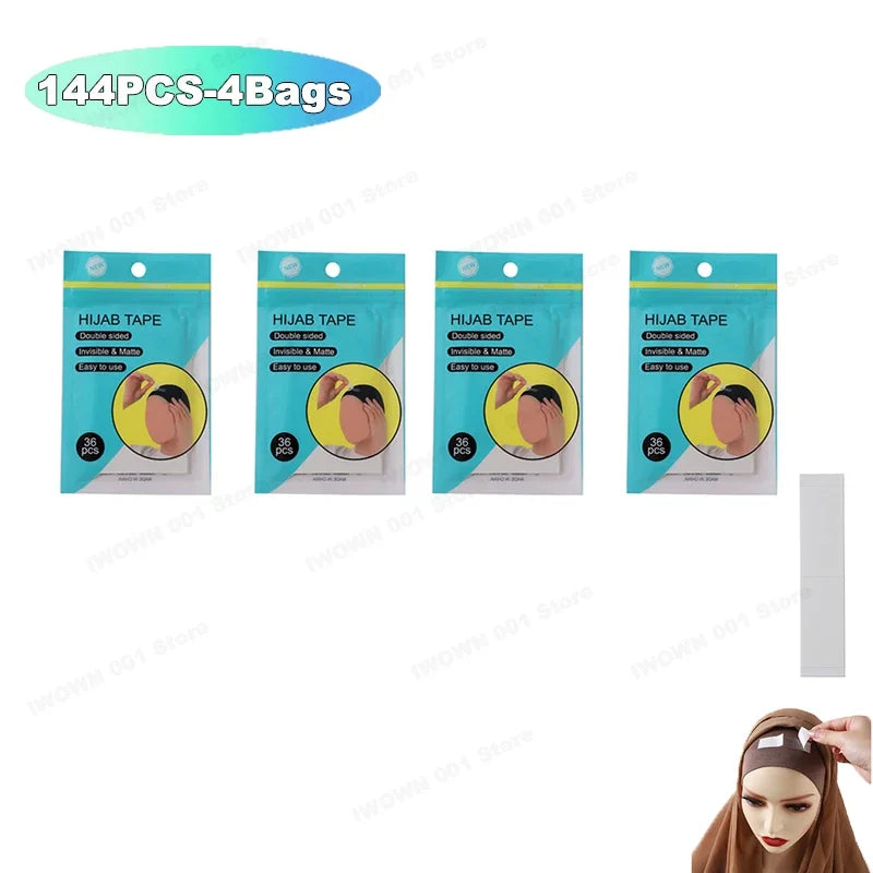 Double-Sided Body Tape 36-Pack — Invisible Waterproof Adhesive for Dresses, Hijab & Swimwear