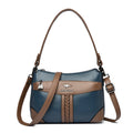 Luxury Genuine Leather Flap Shoulder Bag – Sequin Crossbody Handbag for Women