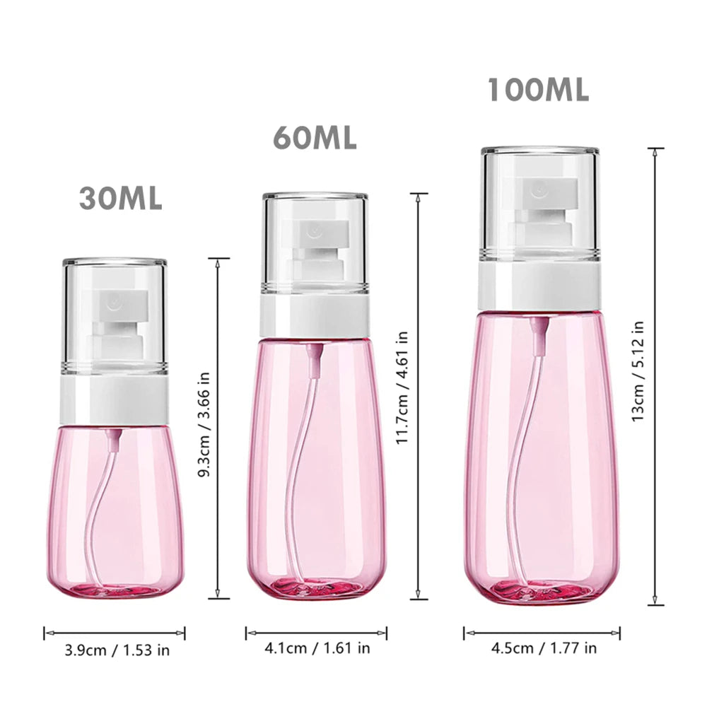 Mini Refillable Fine Mist Spray Bottle – Travel-Size, Leak-Proof, BPA-Free for Hair, Face & Travel