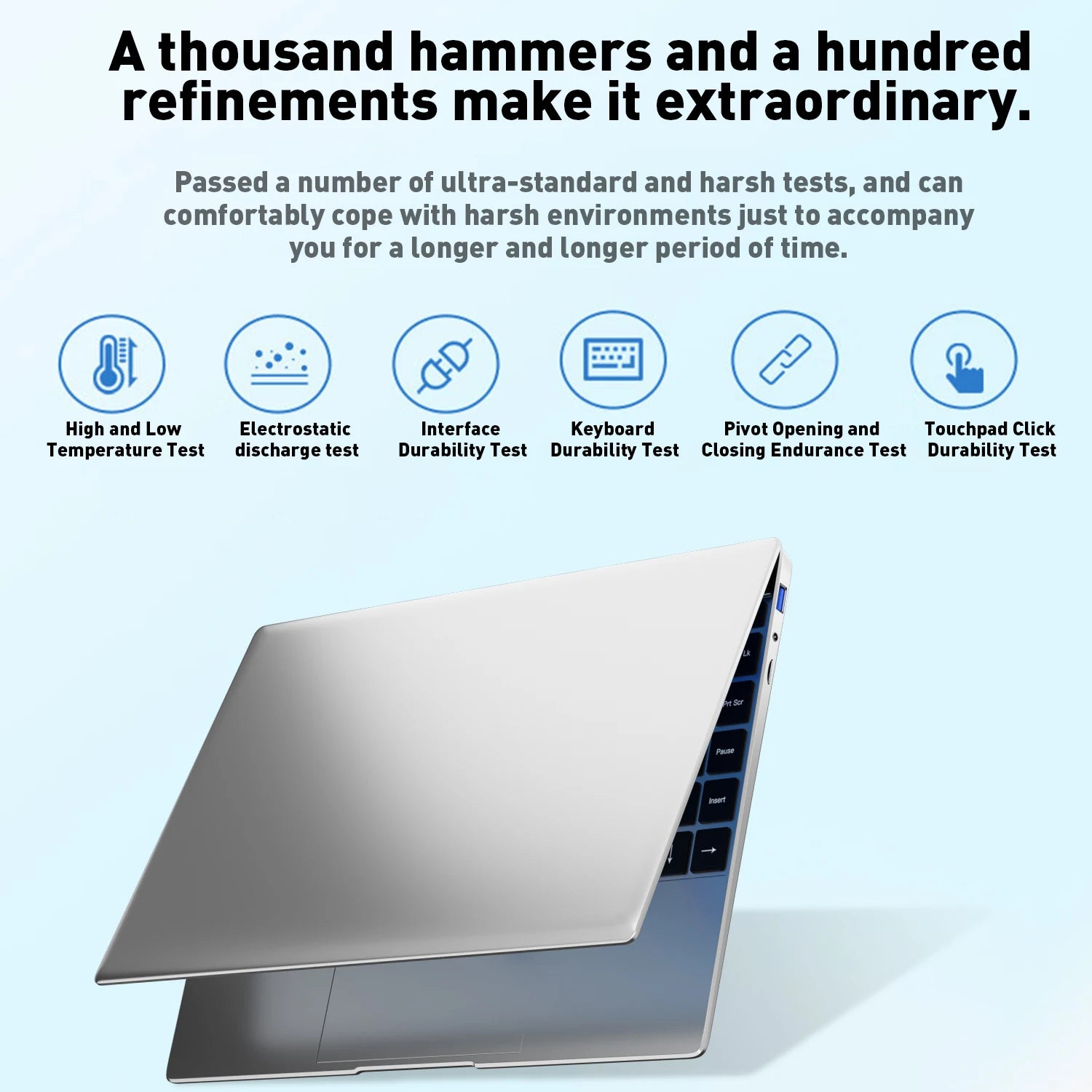14.1" Intel Pentium N3700 Ultra Slim Laptop – 16GB RAM, Up to 2TB SSD, Windows 11