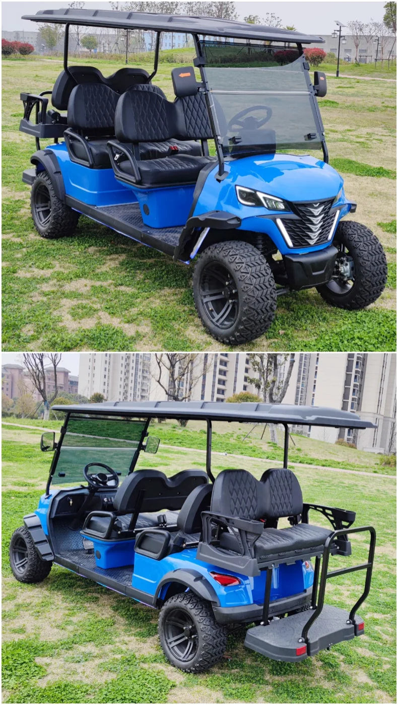 Electric Golf Cart — Custom 2, 4 & 6 Seater Lifted Buggy with Independent Suspension