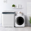 Portable Washer & Dryer Combo Set — 22 lbs Fully Automatic Washing Machine, 1.8 Cu Ft Dryer with 5 Drying Modes
