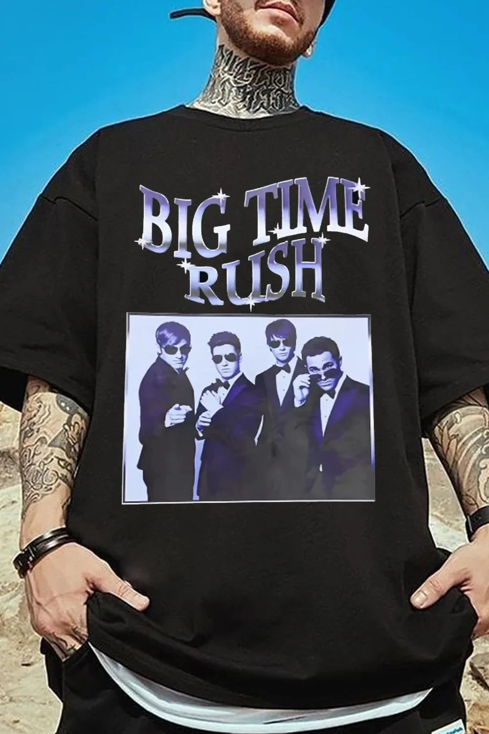 Rush Band Graphic T-Shirt — Unisex Cotton Short Sleeve Casual Loose Tee
