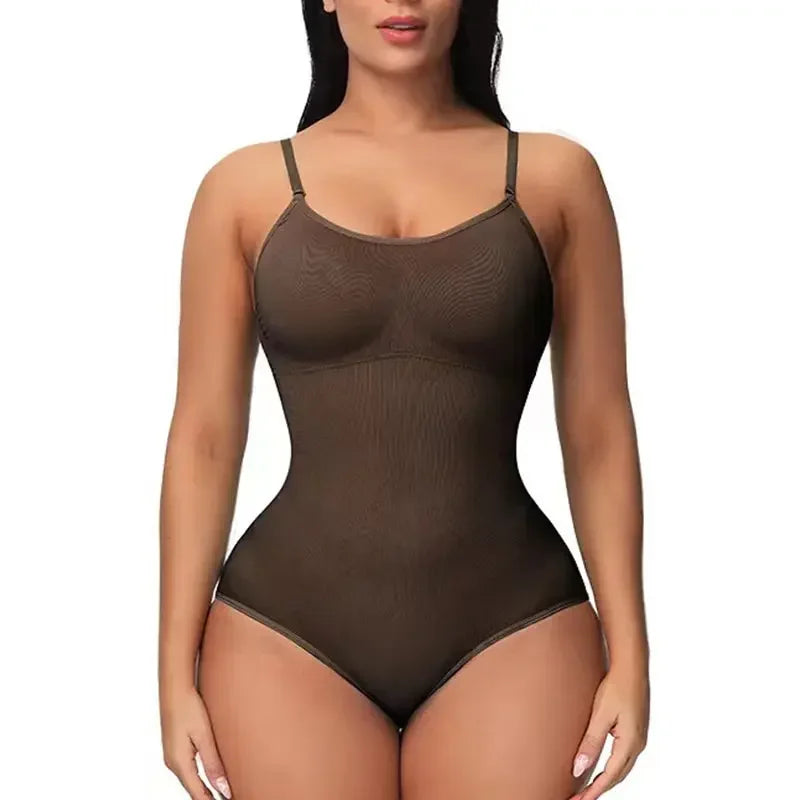 Seamless Tummy Control Butt-Lifting Bodysuit Shaper — Everyday Shapewear for Women
