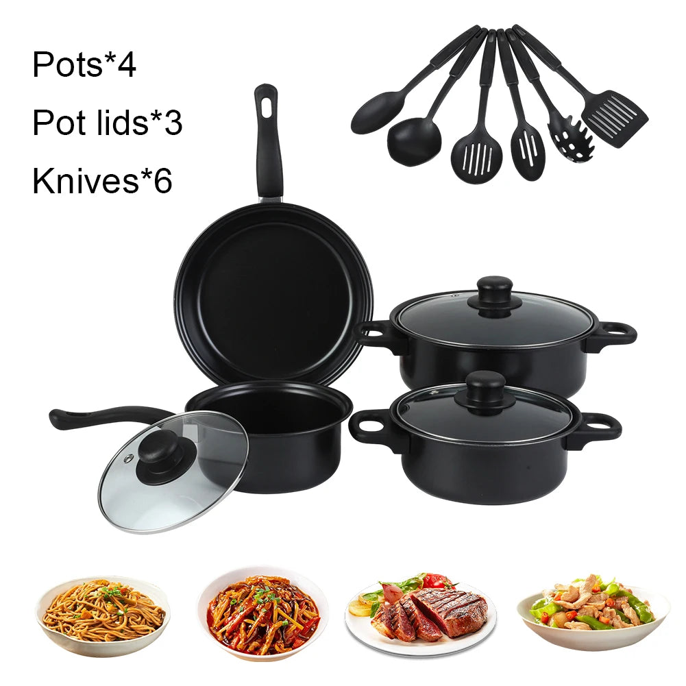 Nonstick Cookware Set – Pots, Frying Pan & Utensils