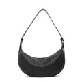 Badiman Genuine Cowhide Half-Moon Underarm Bag – Large Capacity Shoulder Crossbody Tote for Women