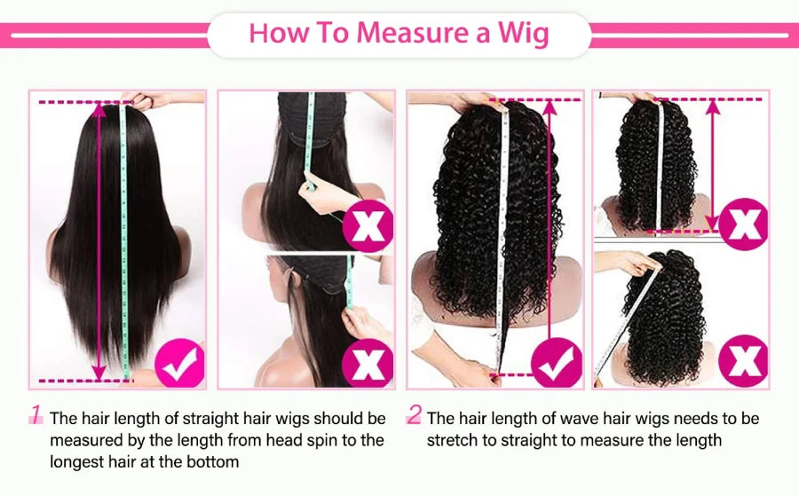 180% Density Brazilian Lace Front Wig | HD 13x4 Bleached Knots Pre-Plucked Transparent Lace Frontal