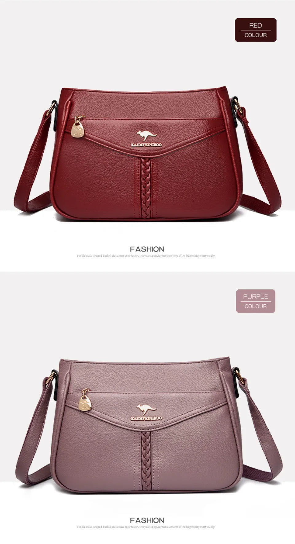 VANDERWAH Luxury PU Flap Shoulder Bag – Letter & Sequin Designer Crossbody Handbag for Women