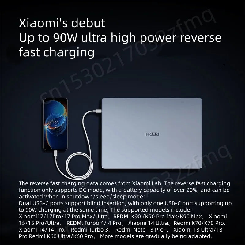 Xiaomi Redmi Book Pro 16 2026 – 3.2K 165Hz, Intel Core Ultra 7, 32GB DDR5, 1TB SSD, 99Wh Battery