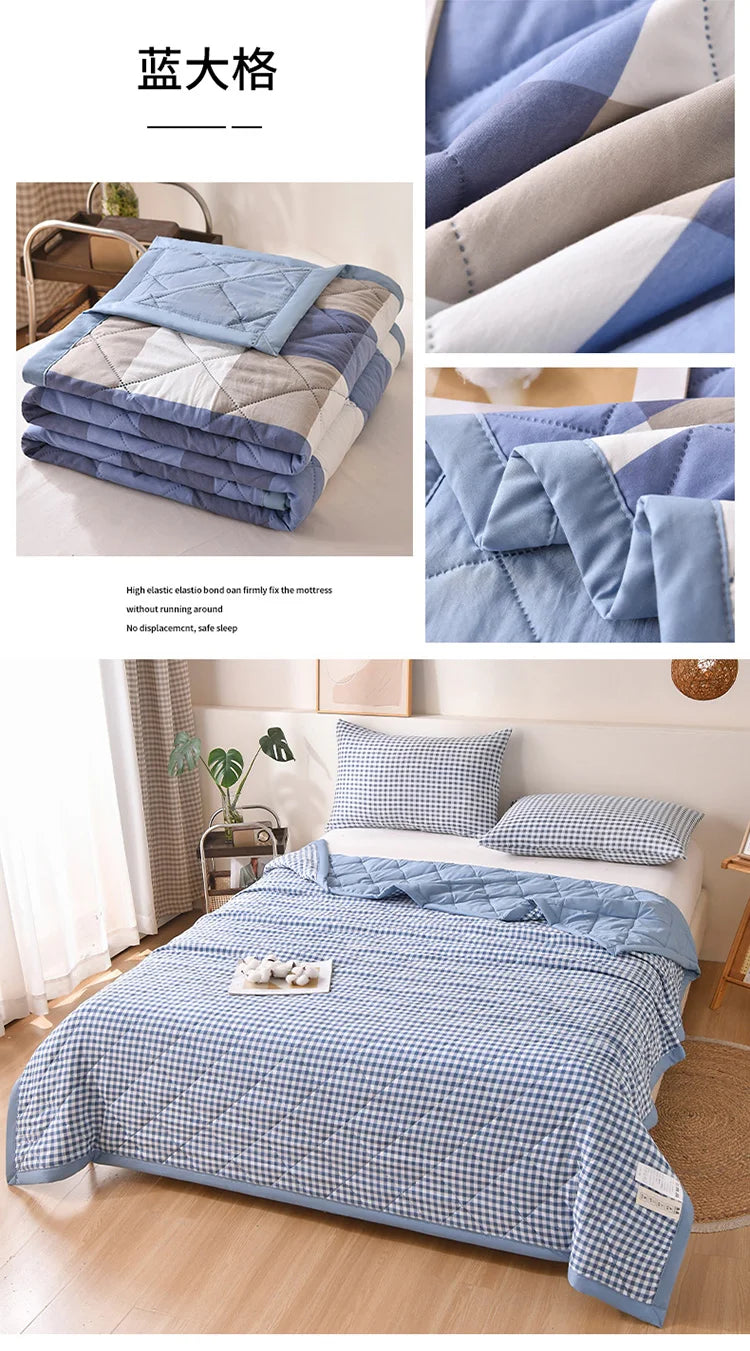 Summer Thin Comforter – Soft Air-Conditioned Quilt, Machine Washable, Single to Double