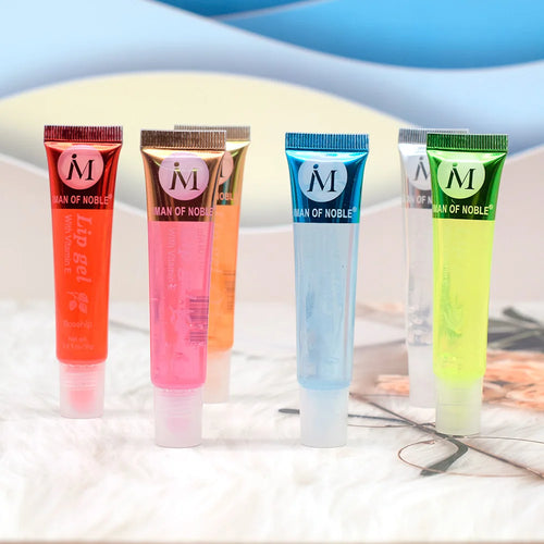 6-Piece Fruity Lip Gloss Set — Hydrating Glossy Clear Lip Gel