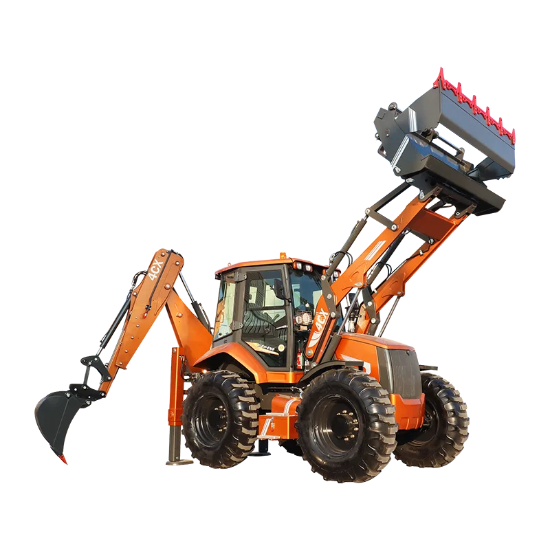 Nicosail 4-Ton 4x4 Backhoe Loader – Heavy Construction Mini Loader, Customizable
