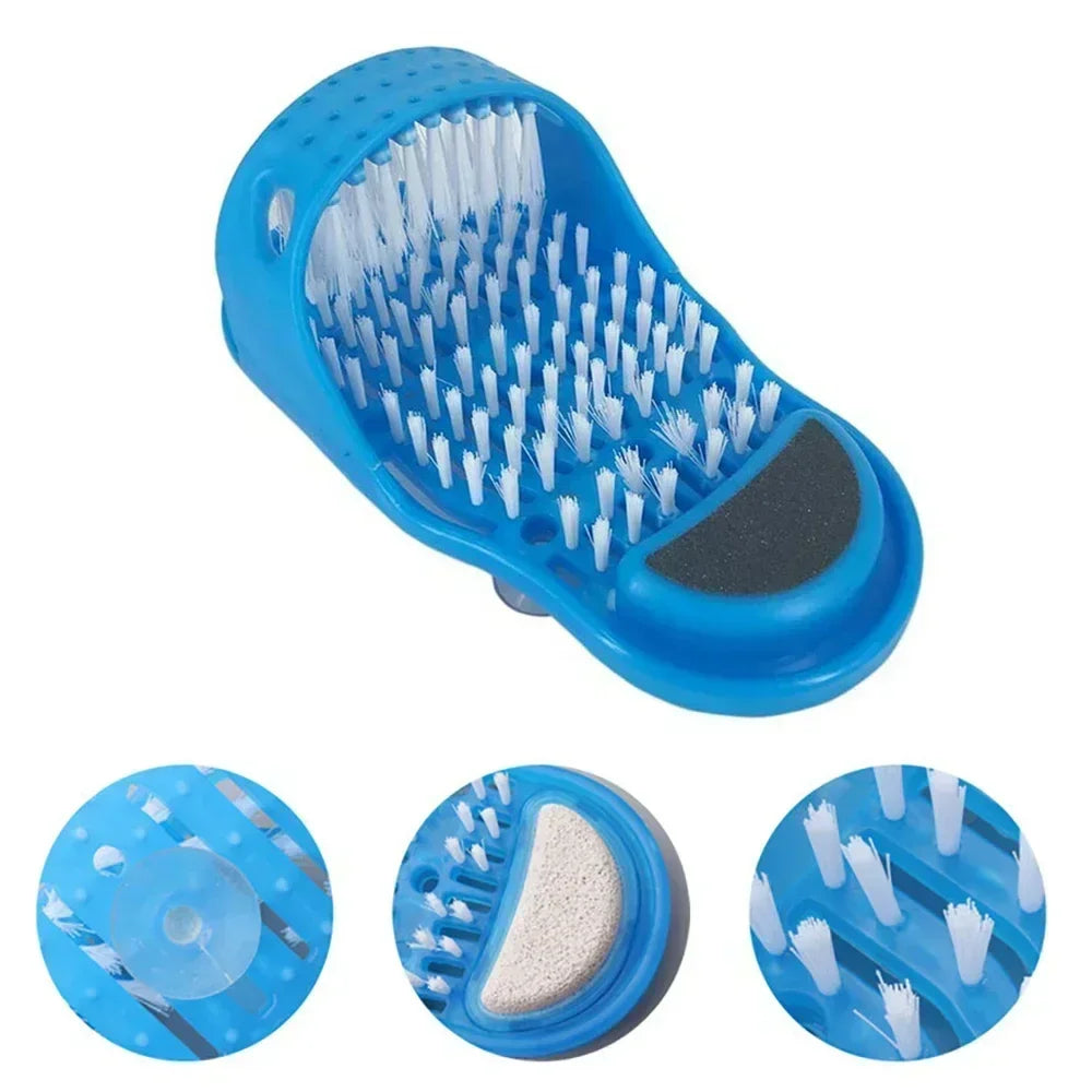 Shower Foot Scrubber Massager – Spa Exfoliating Foot Brush & Dead Skin Remover for Bathroom