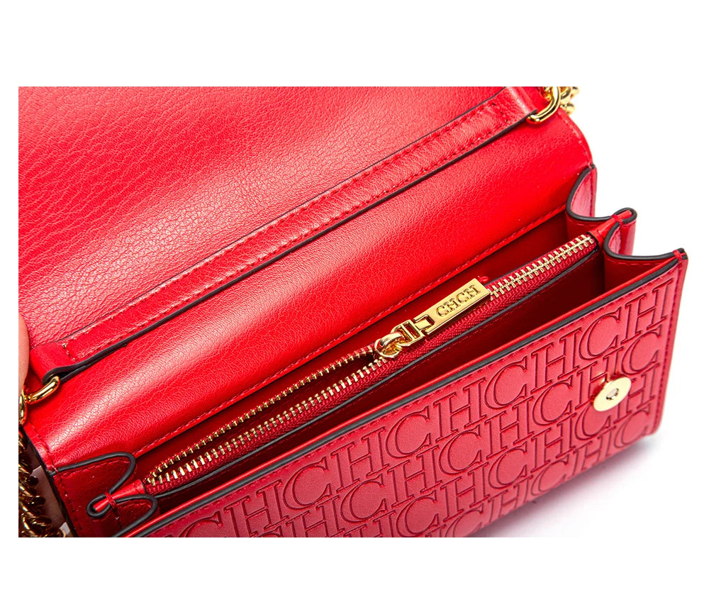 Women's Magnetic Flip Chain Shoulder Bag – Small Square Crossbody Wallet Bag