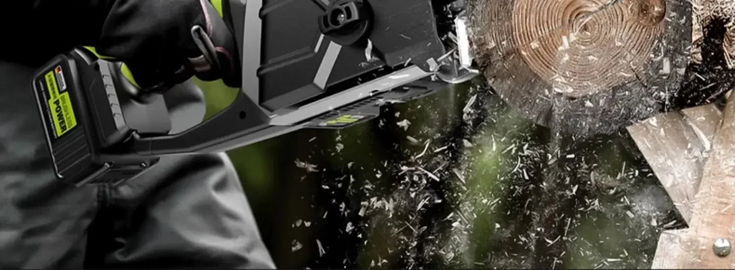 Portable Handheld Electric Saw — Cordless Mini Chainsaw for Wood Cutting