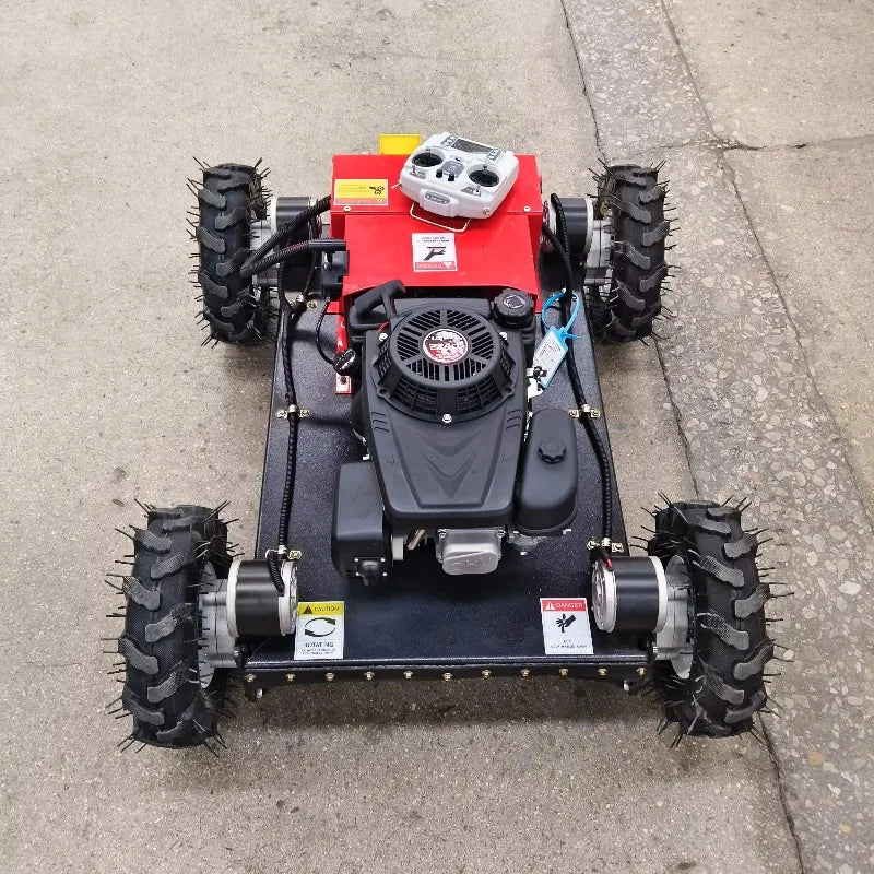 Remote Control 4WD Electric Lawn Mower — 500mm Cutting Width, 4-Cycle, for Golf Courses