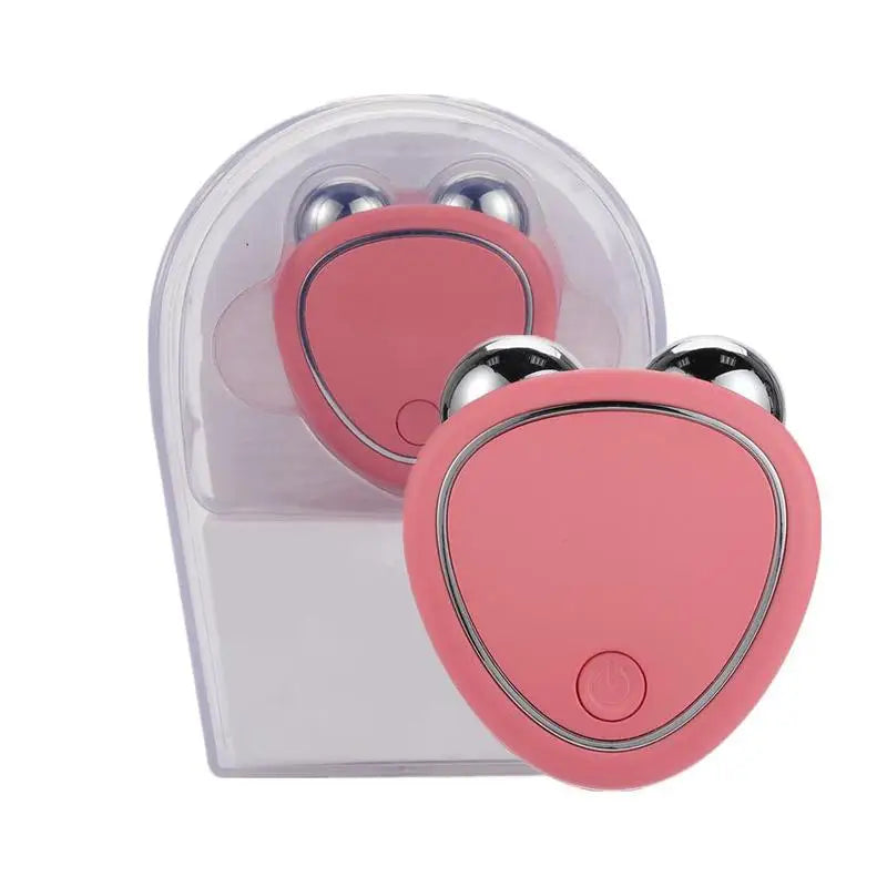 Mini EMS Microcurrent Face Lift Massager – Face Sculpting, Skin Tightening & Facial Serum Kit