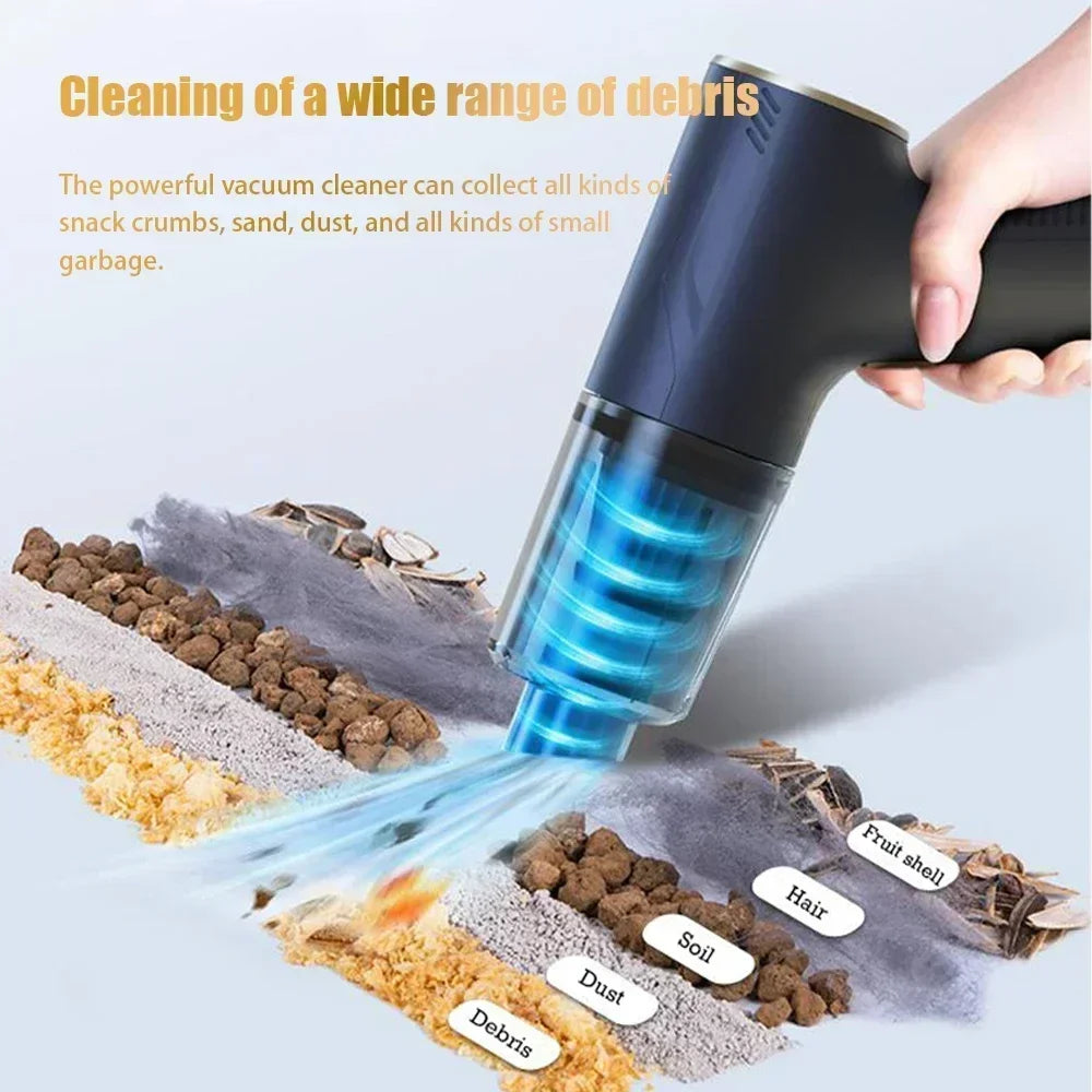 Cordless Car Vacuum & Blower – HEPA Filter, Basic & Pro