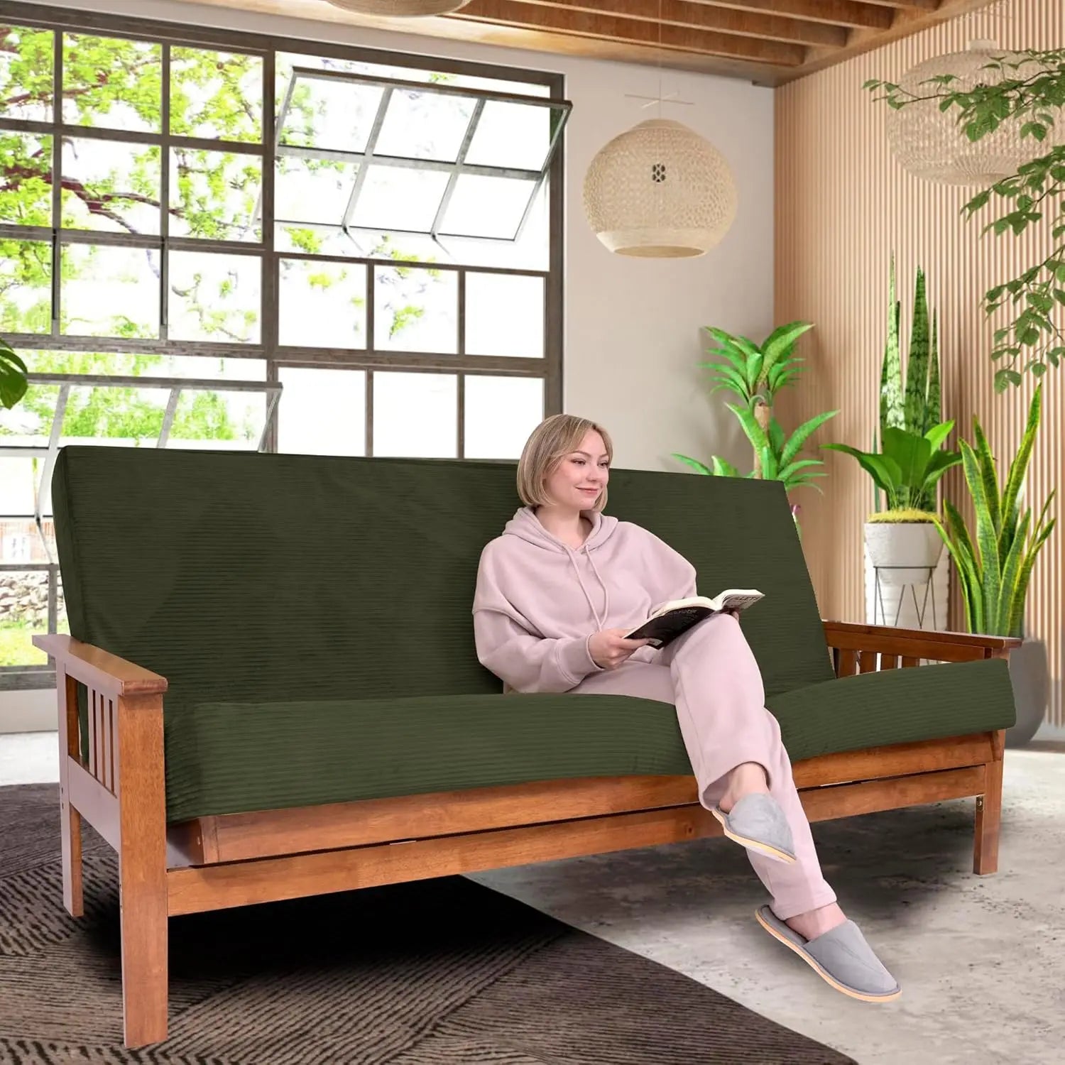 Firm or Soft — Your Choice — Double-Sided Memory Foam Futon Mattress | Foldout Couch Bed, Washable Cover, Twin to Queen