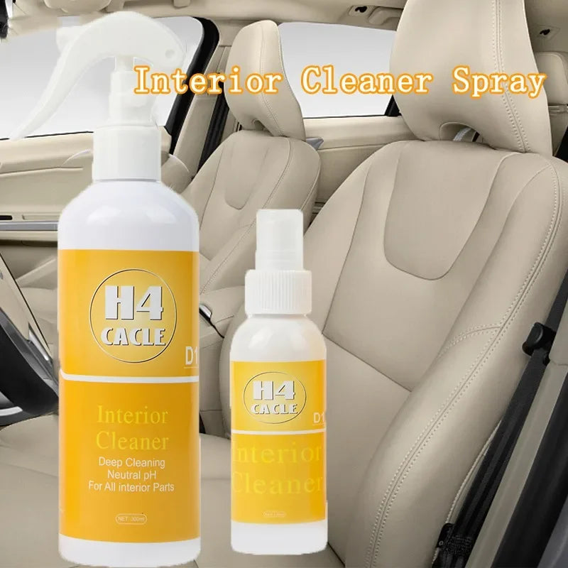 Multifunctional Car Interior Foam Cleaner Spray – Waterless Upholstery & Seat Degreaser, 100ml or 300ml
