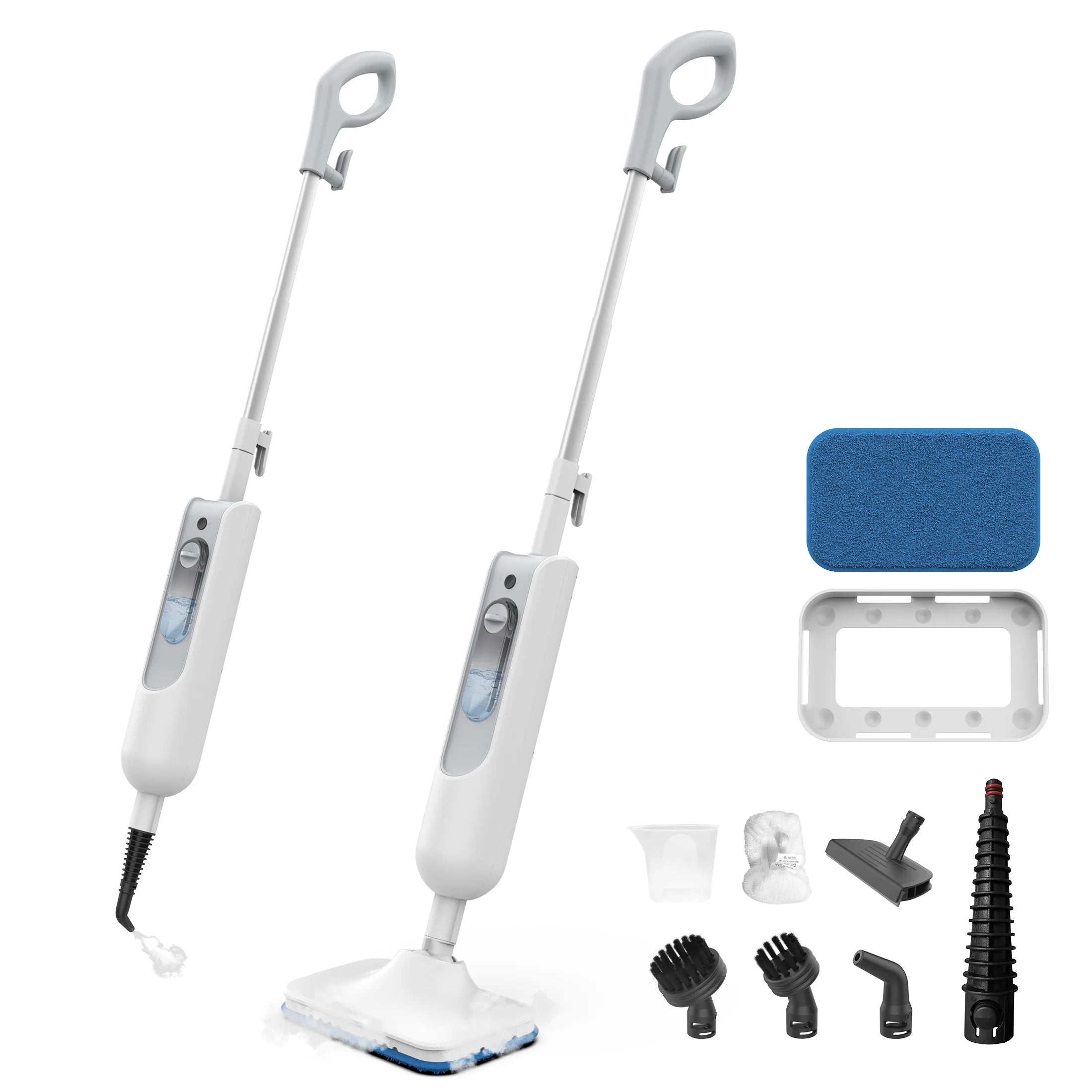 INSE 6-in-1 Powerful Steam Mop — High-Temperature Detachable Scrubbing Steam Cleaner for Hard Floors, Carpet & Kitchen