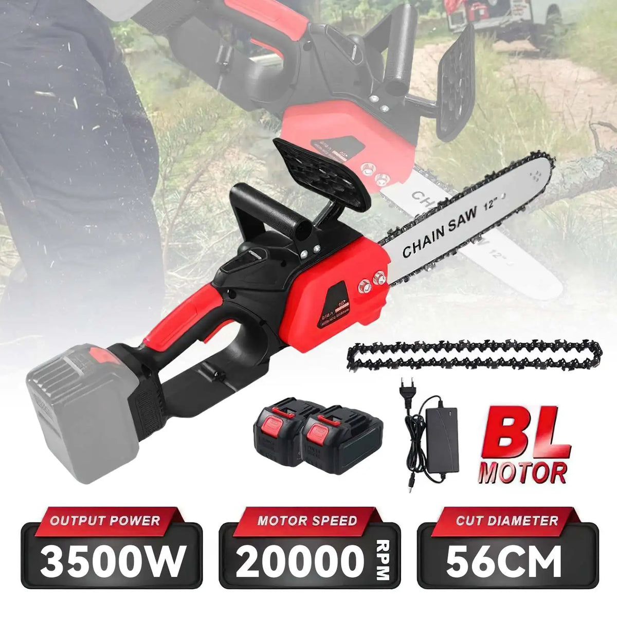 12-Inch Brushless Cordless Chainsaw