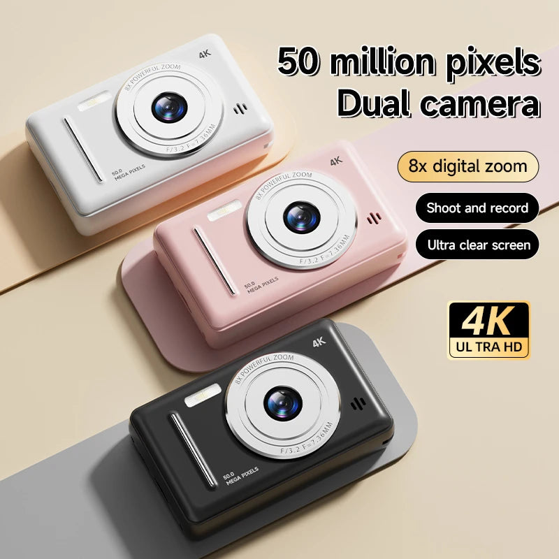 Retro Digital Camera with SD Card Storage