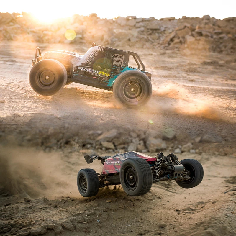 16103 PRO 1:16 Scale 4WD Brushless RC Car – 70KM/H Off-Road Climbing Truck with LED Lights