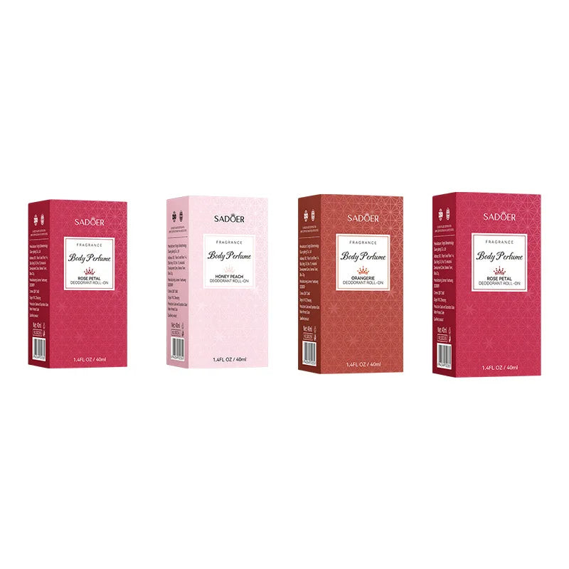 Roll-On Deodorant 40ml – 4 Fresh Scents | 24H Odor Control for Men & Women