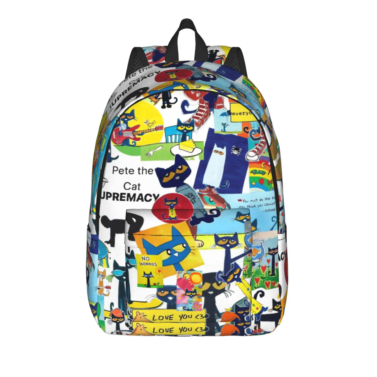 Pete the Cat Backpack – Casual Polyester Rucksack