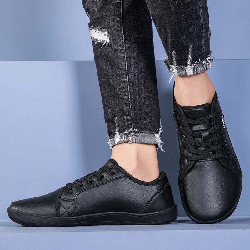 Men's Waterproof Barefoot Minimalist Sneakers — Wide Toe