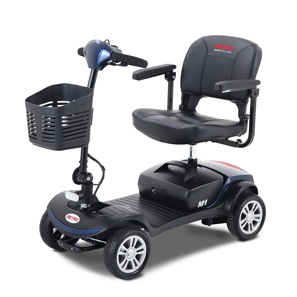 4-Wheel Mobility Scooter for Seniors, Foldable Travel Design