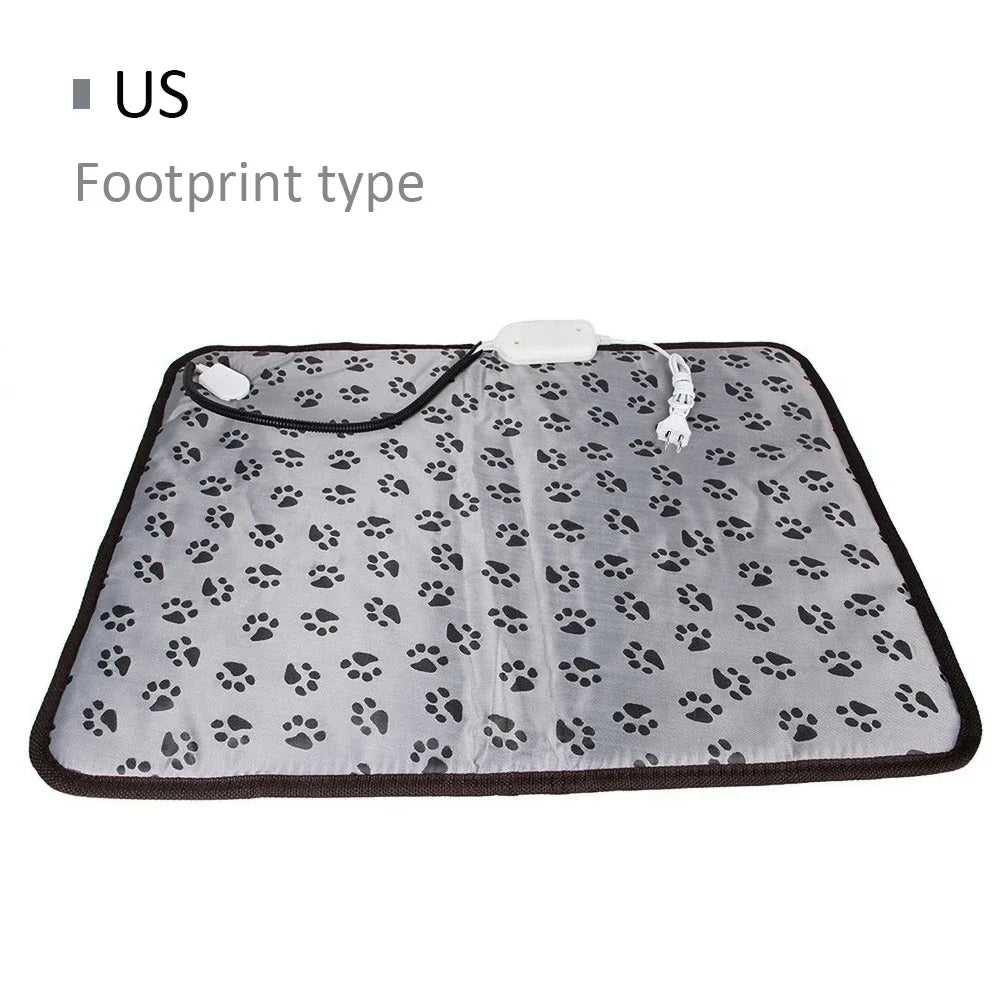 Winter Pet Heating Blanket – Waterproof Wearable Heated Cat & Dog Mattress, Indoor Warming Pad