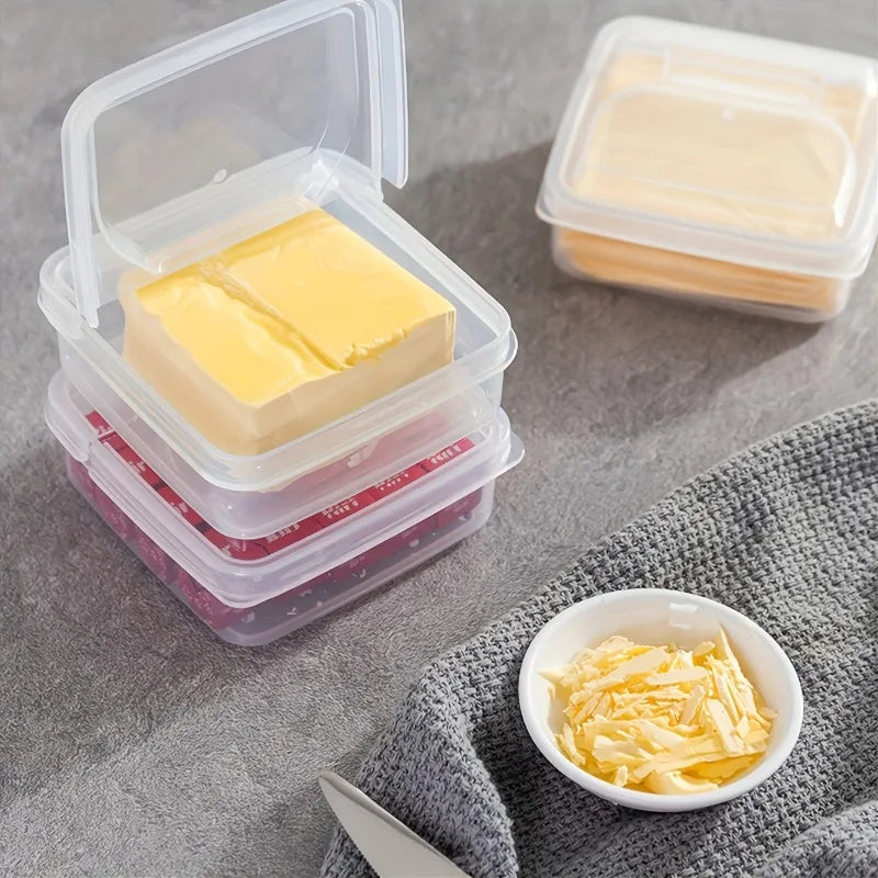 Cheese & Butter Storage Box with Flip-Top Lid