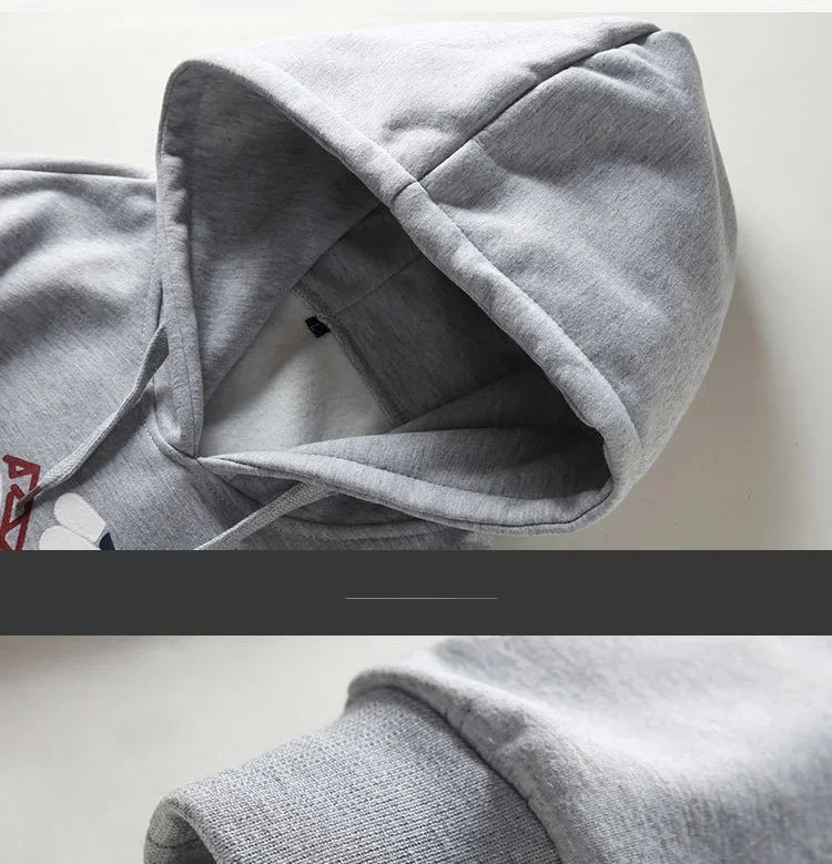 Men's 3-Piece Winter Tracksuit – Hoodie, Vest & Pants Thick Warm Set