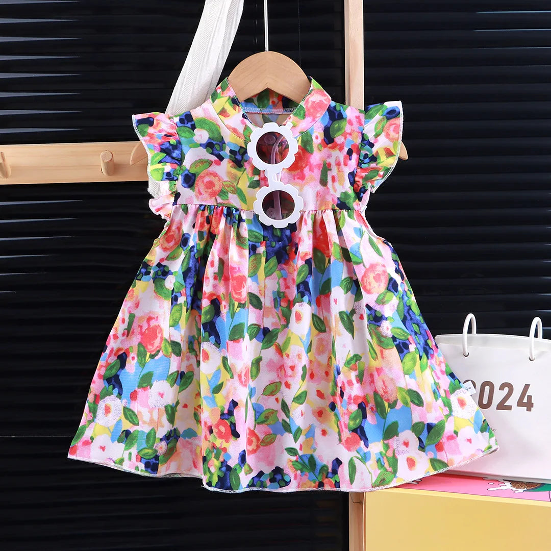 Baby Girls A-Line Beach Dress — Soft Breathable Holiday Dress (2025)