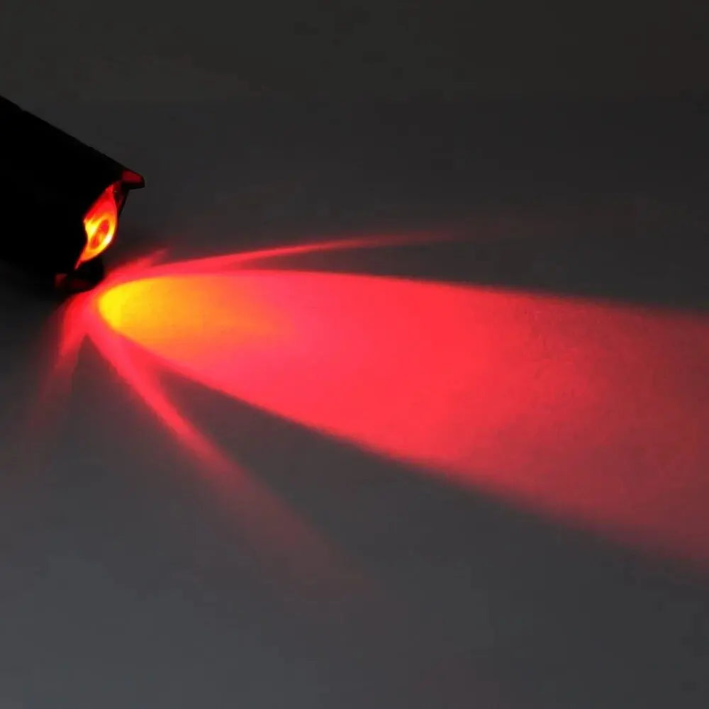 Portable LED Flashlight | Green, Blue & Red Light, Adjustable Focus, 160 Lumens, Waterproof Aluminum Pocket Torch