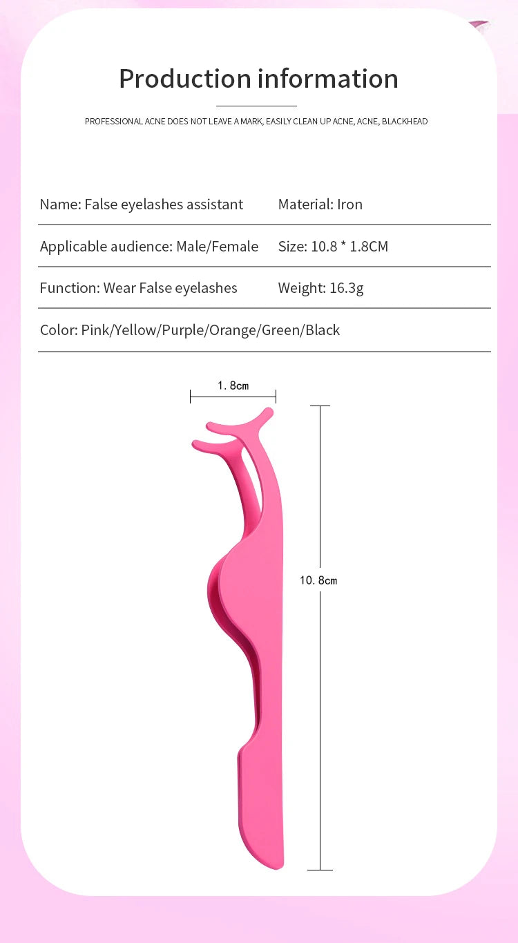 Professional False Eyelash Applicator Tweezer Tool