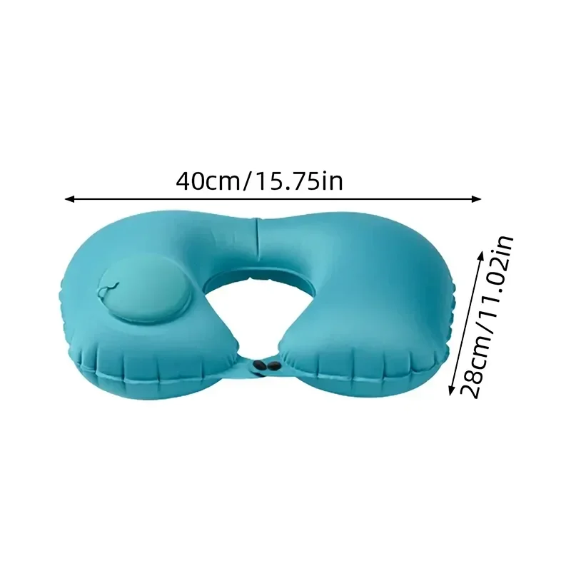 Inflatable U-Shape Travel Neck Pillow — Portable