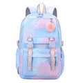 Custom Print Nylon Backpack – Laptop School & Travel Bag for Women