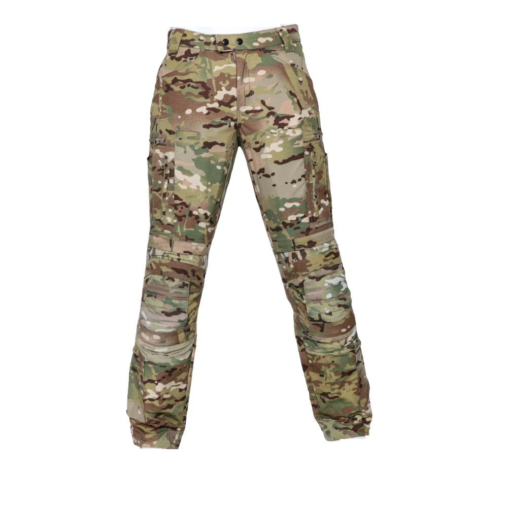 Men's Tactical Frog Suit Uniform Shirt & Cargo Pants 2-Piece Outdoor Set