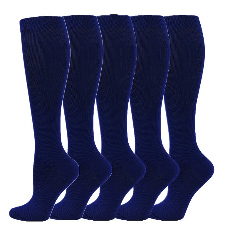 Women's Medical Compression Socks 20-30mmHg – 5 Pairs Varicose Veins, Diabetes, Nurse & Sports Running