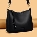 Luxury PU Letter Detail Shoulder Crossbody Tote Bag – Large Capacity Messenger Handbag for Women