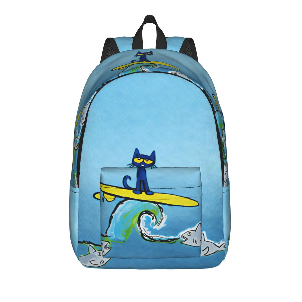 Pete the Cat Backpack – Stars Comic School Bag