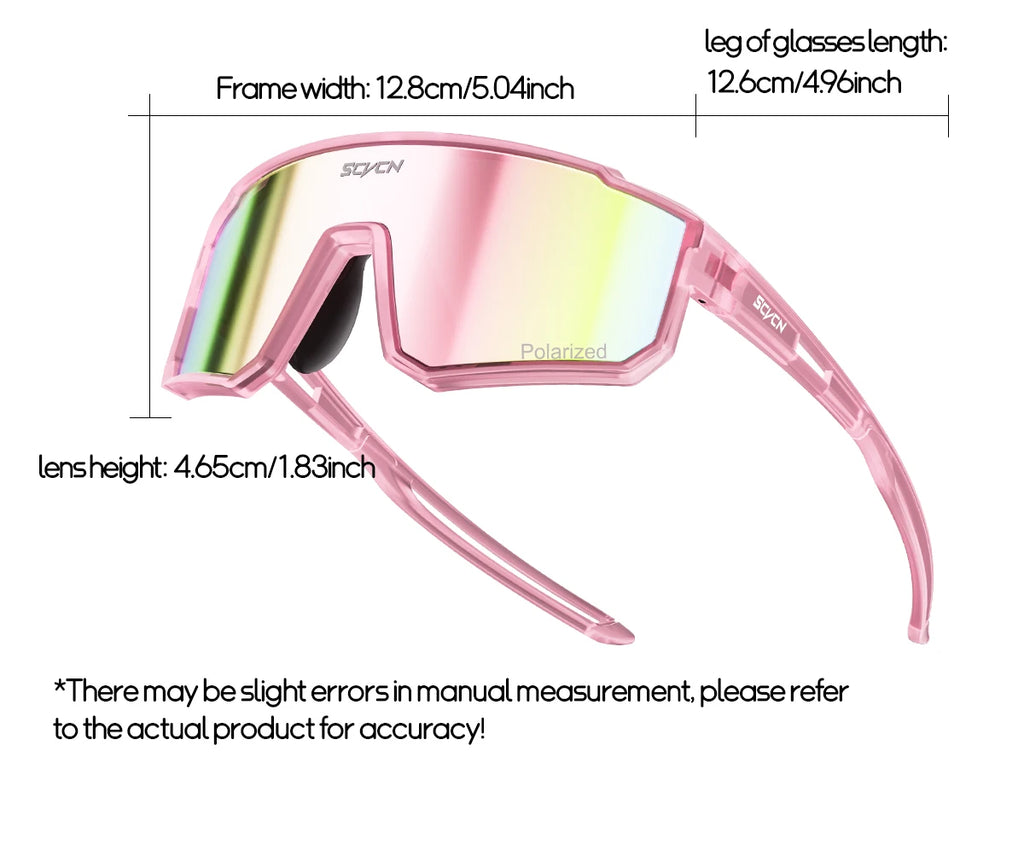 SCVCN Kids Photochromic Sport Sunglasses | UV400 Boys Girls Outdoor Skateboarding Bike Golf Eyewear
